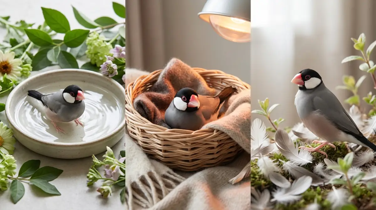 季節ごとの文鳥の飼い方｜夏・冬・換羽期の注意点