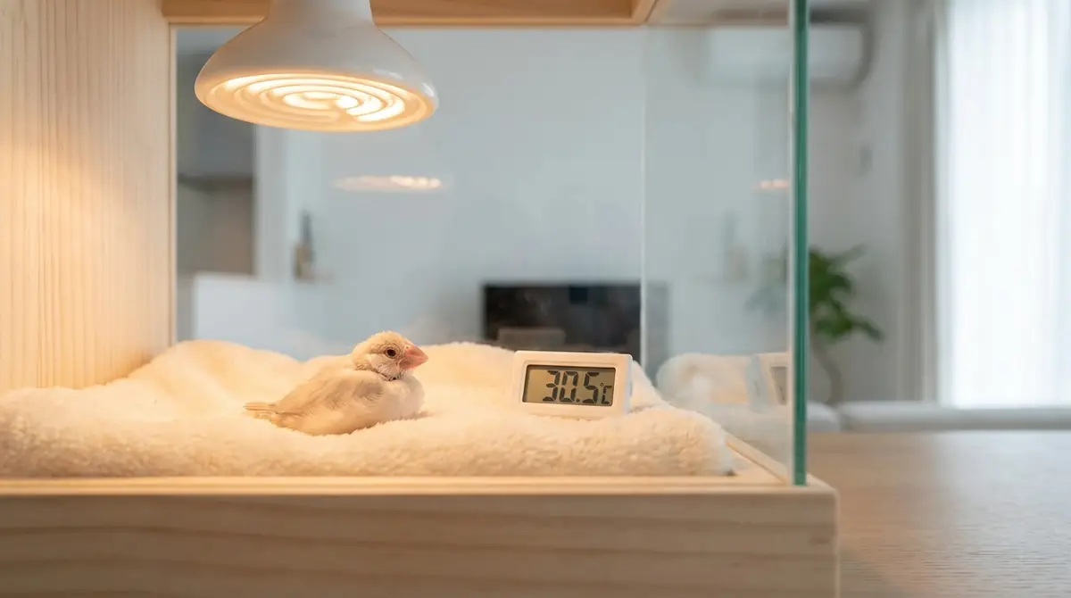 文鳥の雛の温度管理｜保温方法と適温の目安