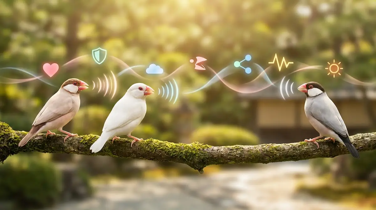 文鳥のさえずり7種類と意味を徹底解説