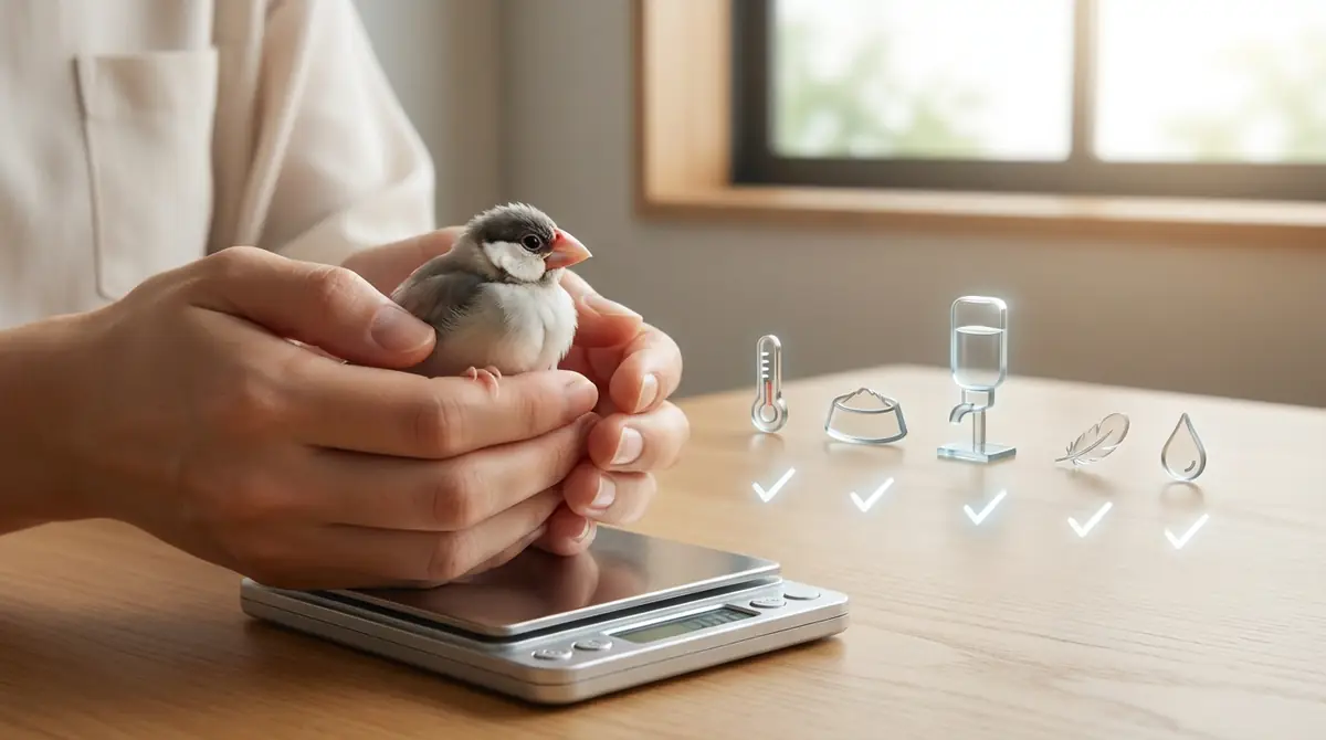 文鳥の雛の健康管理｜毎日チェックすべき5項目