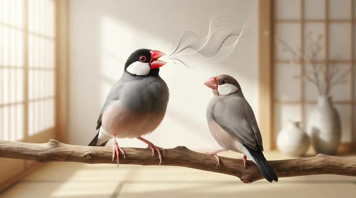 文鳥のさえずり｜オスとメスの違い