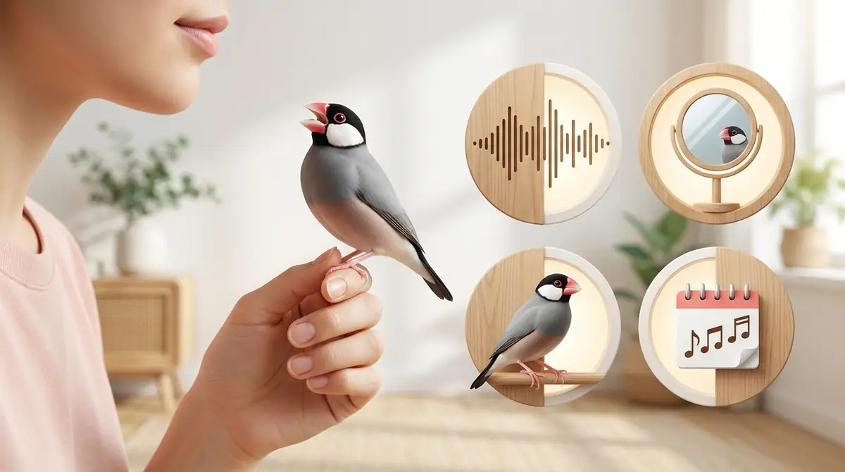 文鳥にさえずりを覚えさせる4つのコツ