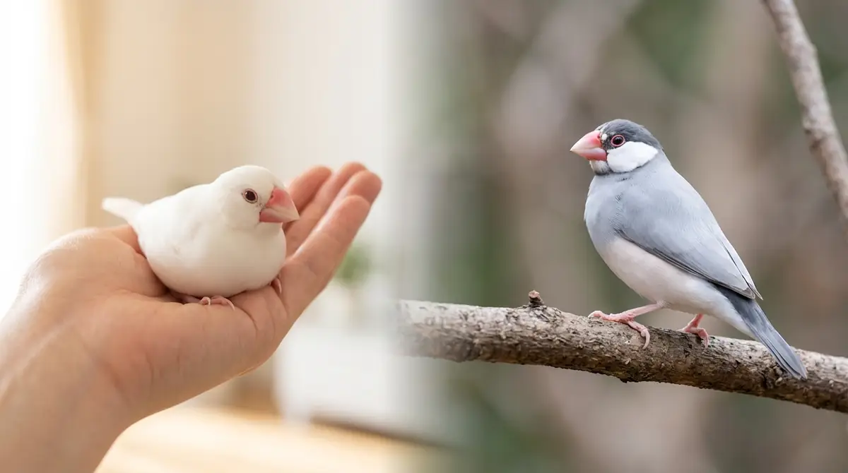 そもそも手乗り文鳥とは？荒鳥との違いを解説