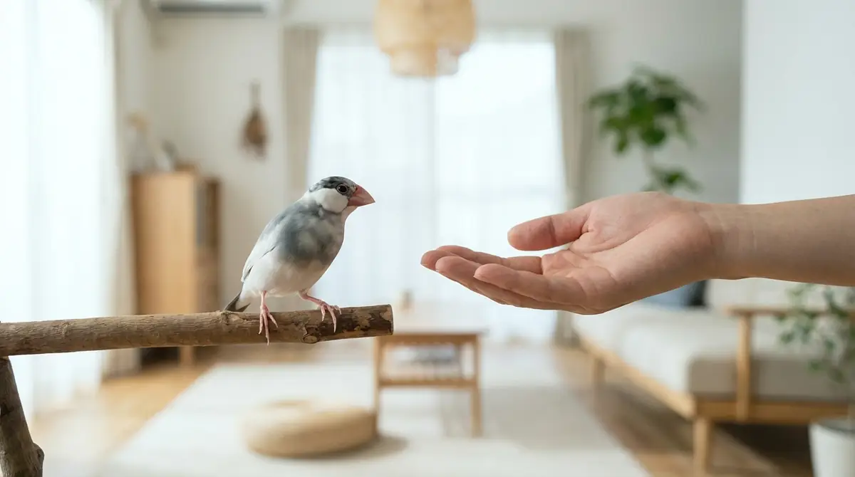 文鳥が手乗りにならない・慣れない原因と対処法