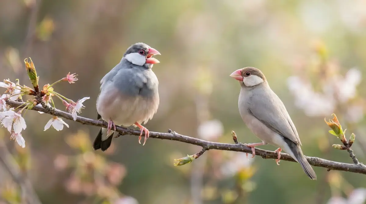 【求愛・発情期】文鳥の鳴き声の意味