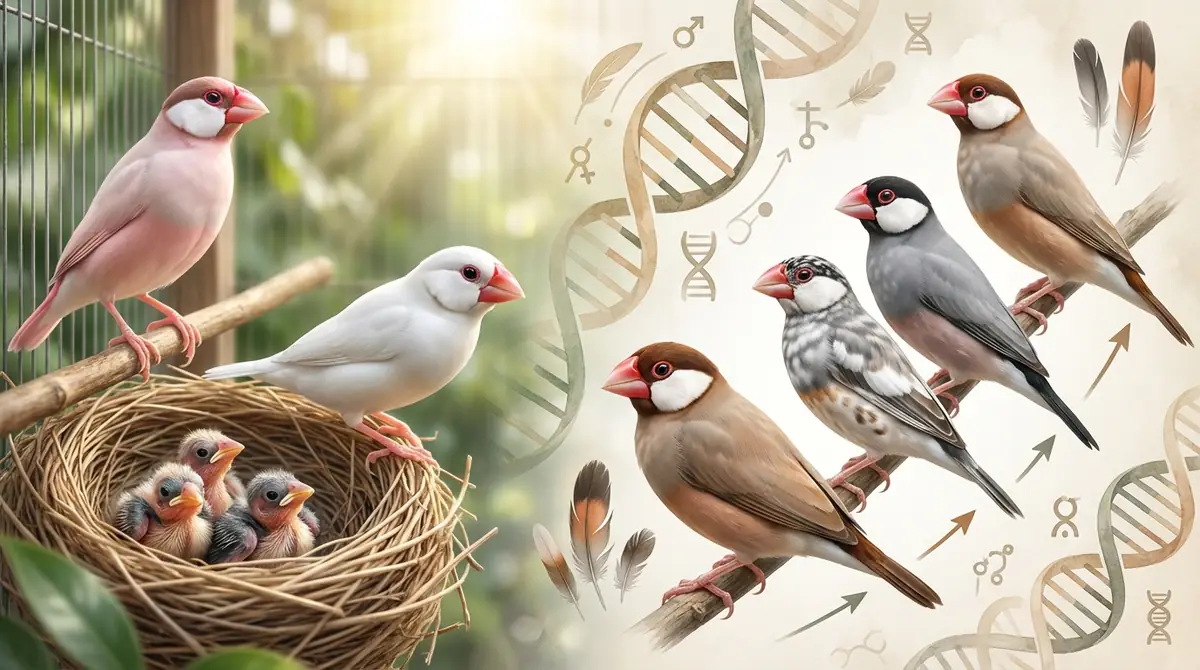 文鳥の色はどう決まる？遺伝と成長による変化