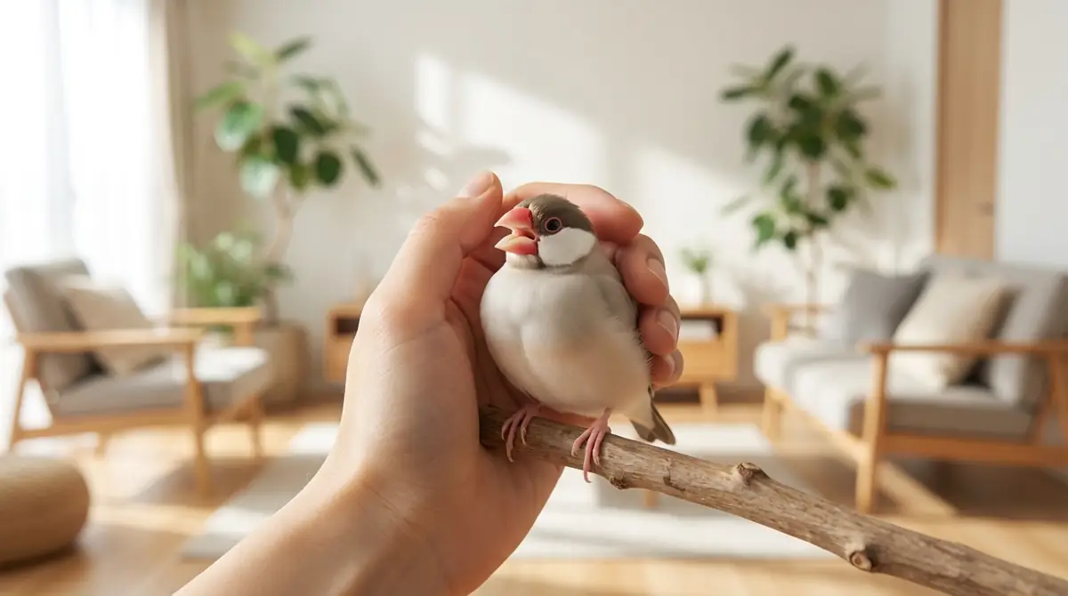 文鳥がキューキュー鳴く時の正しい対応方法