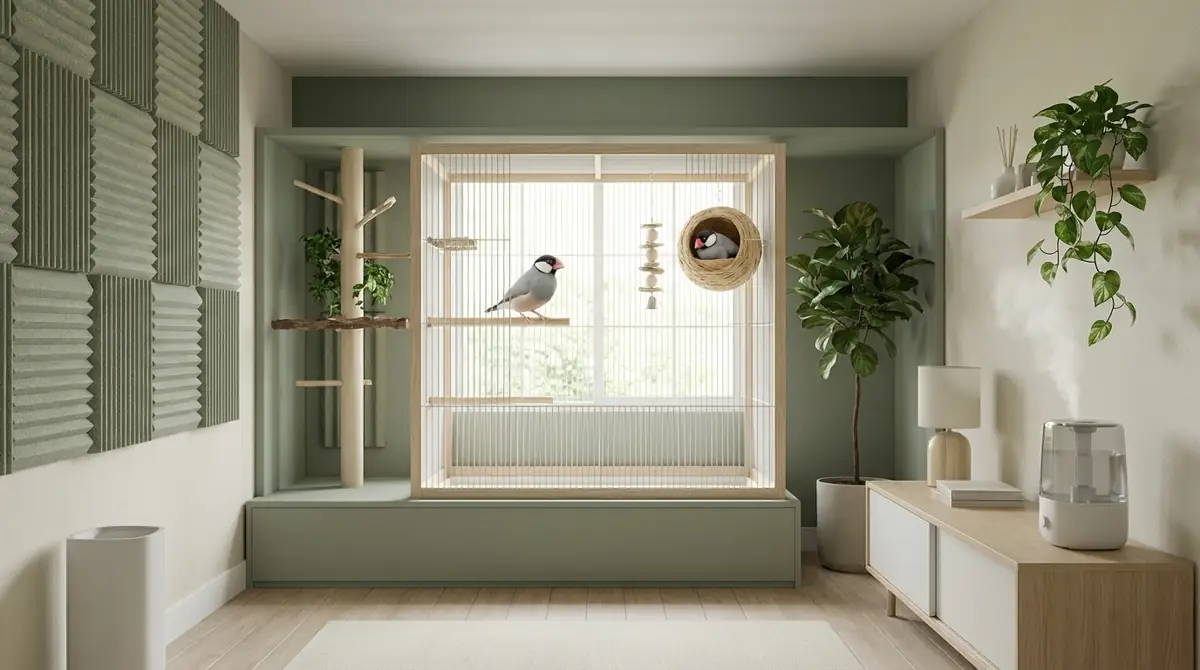 文鳥のキューキュー鳴きを減らす環境づくり