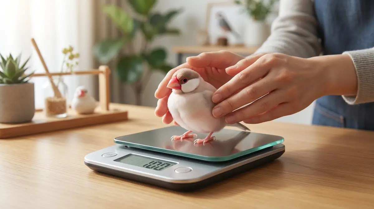 文鳥の体重の測り方｜正しい手順とコツ