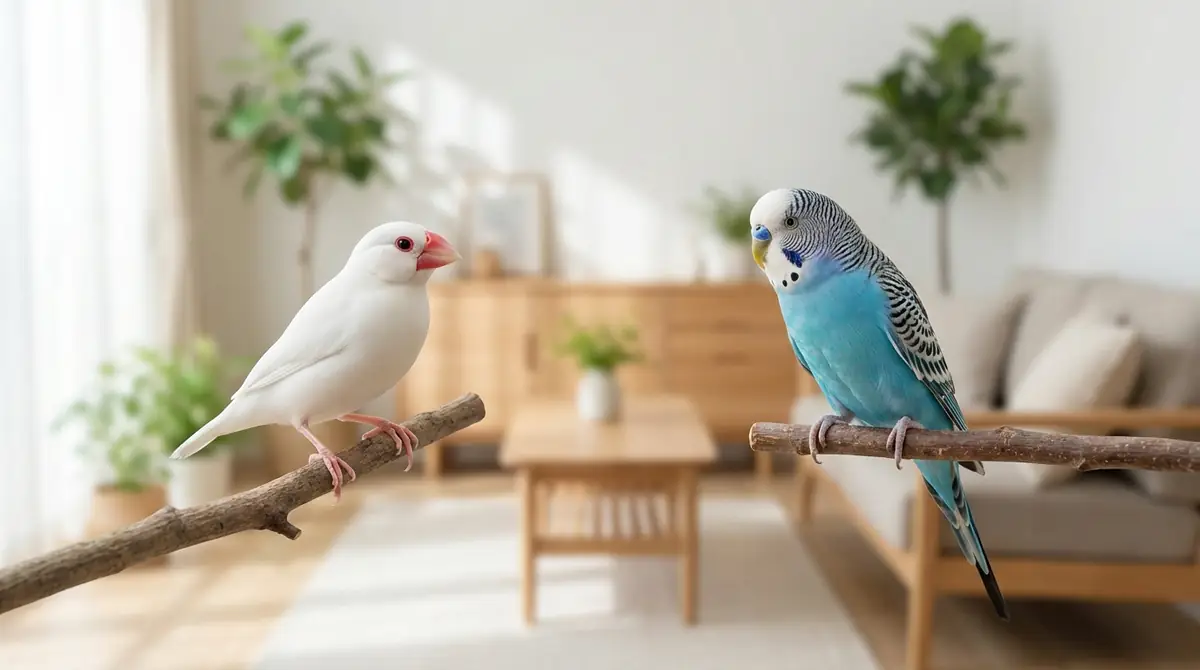 文鳥とインコは一緒に飼える？同居のリスクと注意点