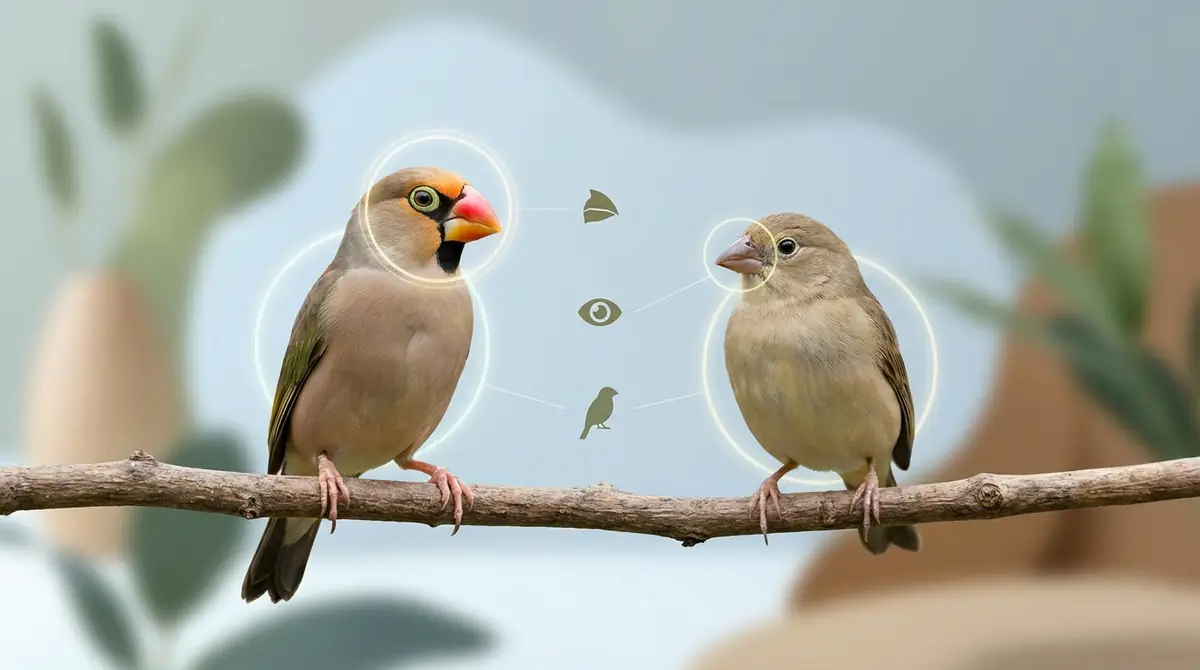 【外見】くちばし・体格・アイリングでのオスメスの見分け方