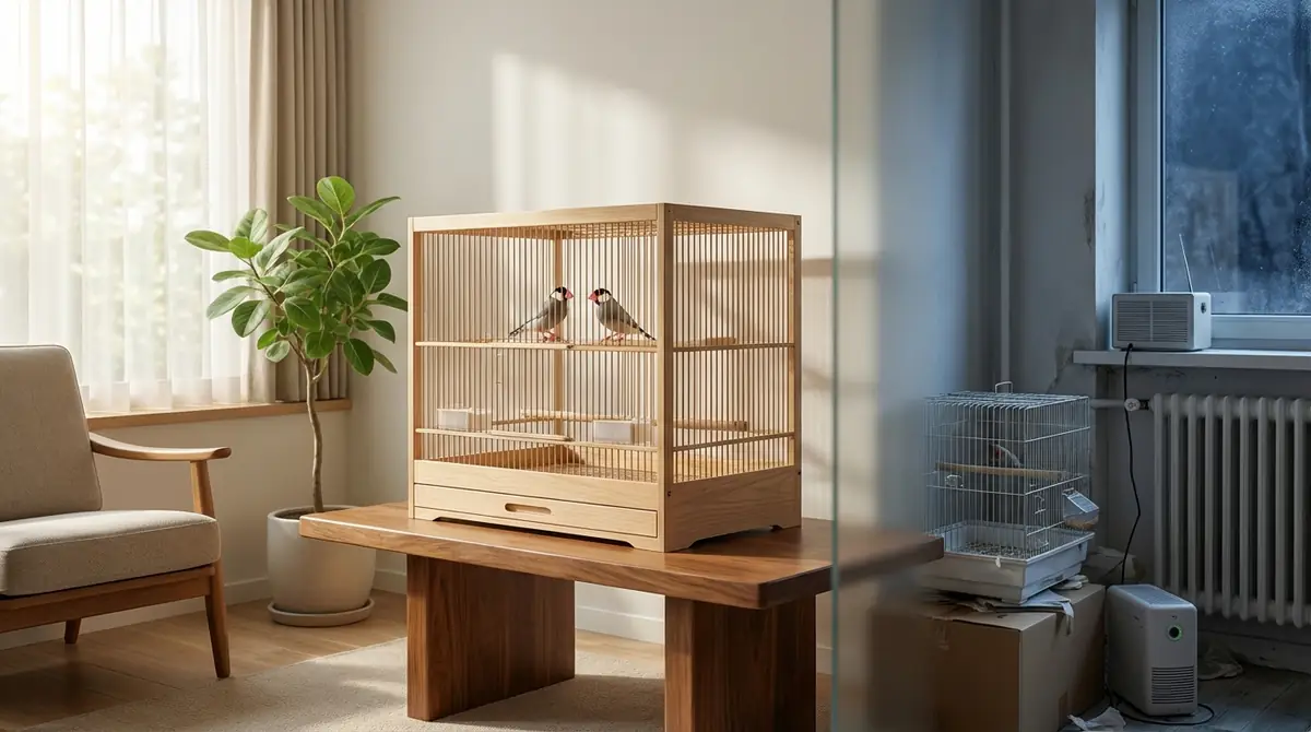 文鳥ケージの置き場所｜適切な環境と避けるべきNG場所