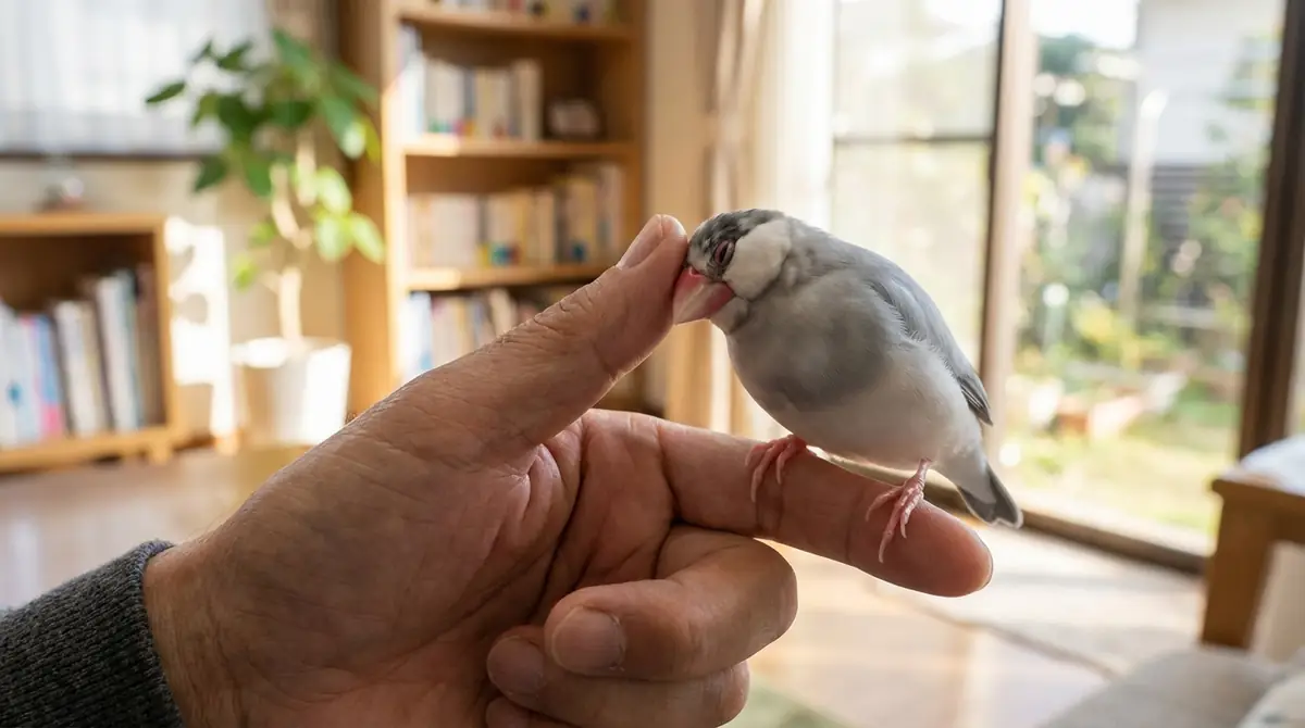文鳥が人になつく理由【習性から解説】