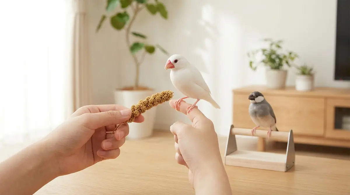 文鳥がなつくまでの期間【お迎え時期別の目安】