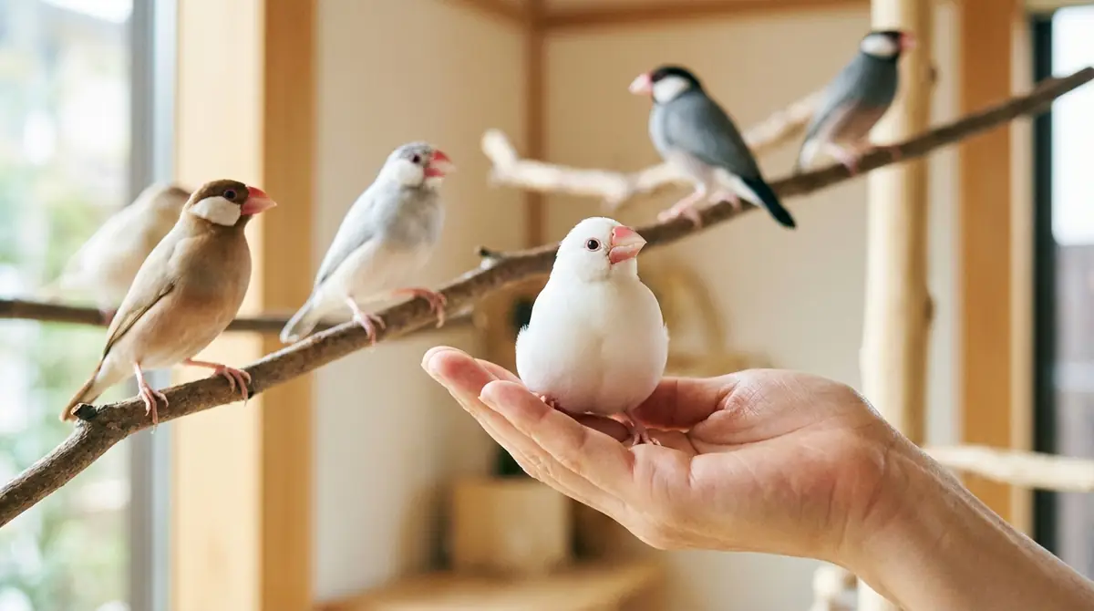 なつきやすい文鳥の選び方【お迎え前に確認】