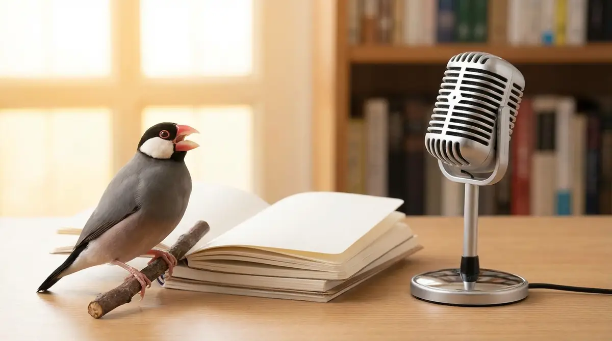 文鳥が喋る言葉の実例|覚えやすい単語リスト付き