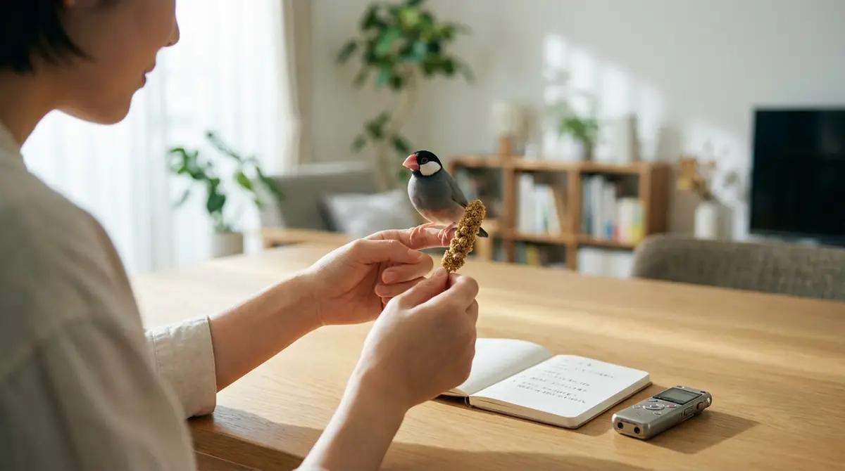 文鳥に言葉を教える方法【5ステップで実践】