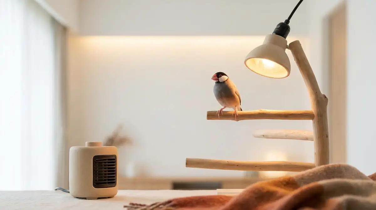 文鳥にヒーターは必要?適正温度と使用時期の基礎知識