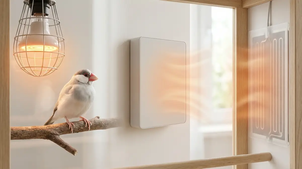 文鳥用ヒーターの種類と特徴|保温電球・パネル・マイカを比較