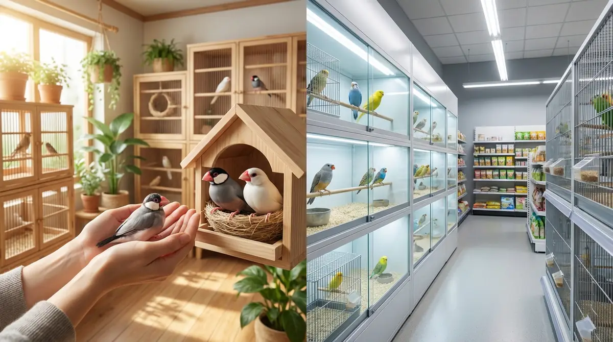 文鳥ブリーダーとは？ペットショップとの違いを徹底比較