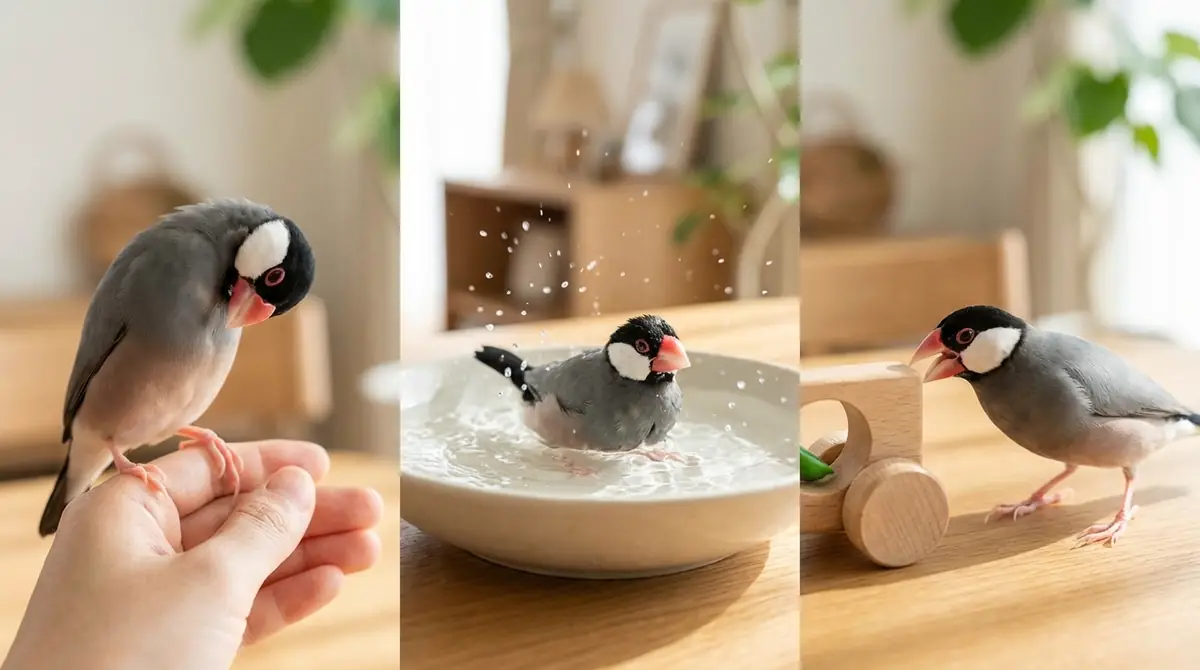 文鳥のかわいい瞬間を引き出す3つのコツ