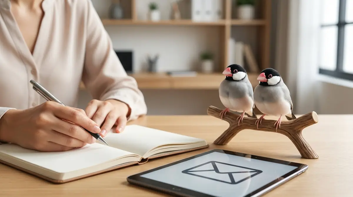 文鳥ブリーダーへの問い合わせ方法と例文テンプレート