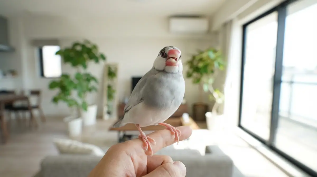 ノーマル文鳥の性格と鳴き声｜人懐っこさの秘密