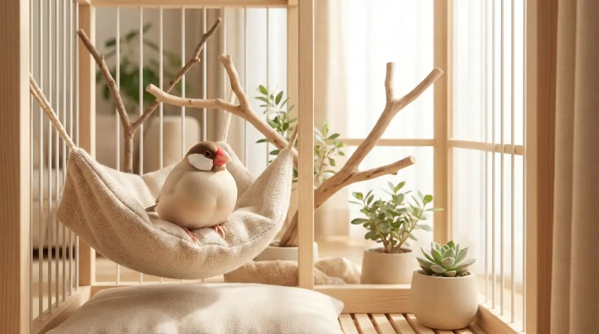 文鳥をもち姿にさせたい!リラックス環境の作り方