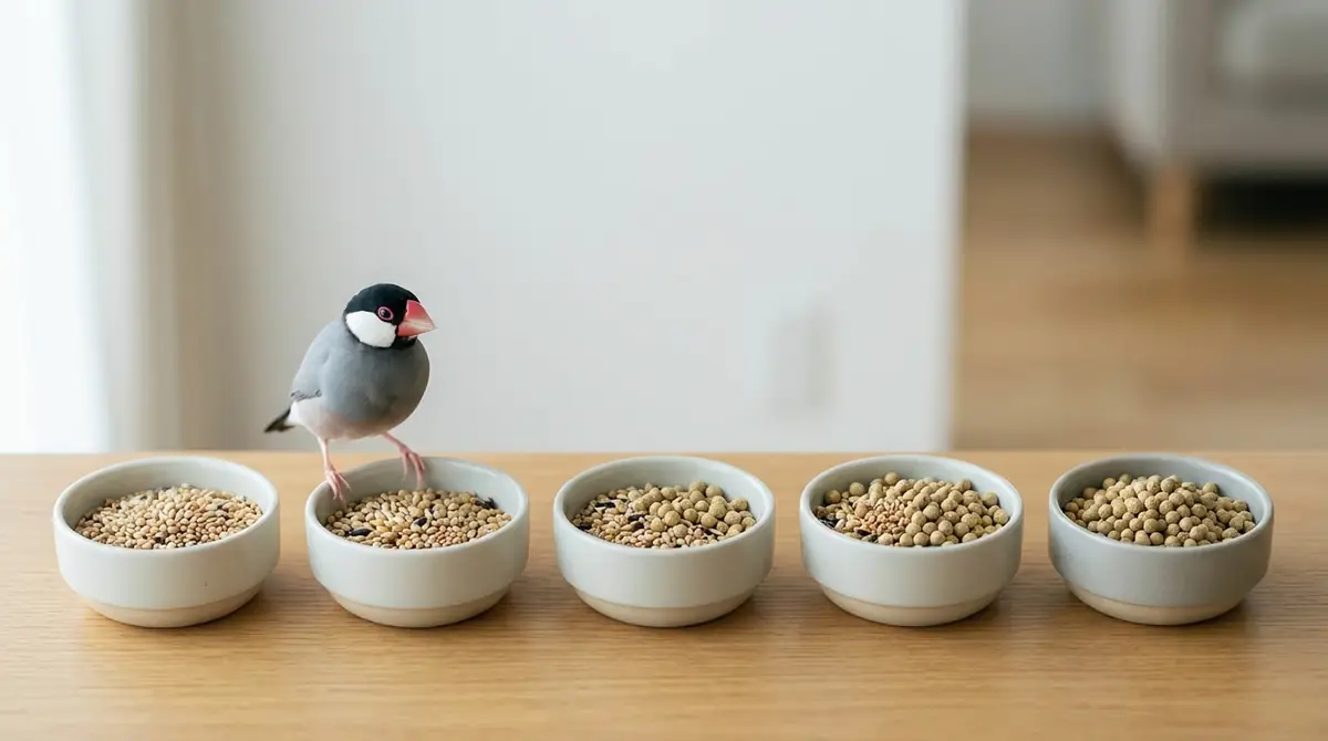 文鳥のペレット切り替え方法【5ステップで成功】