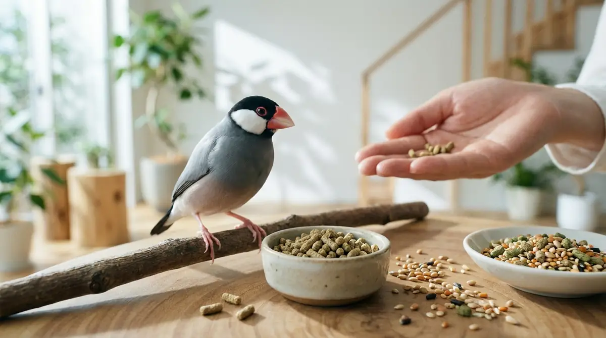文鳥がペレットを食べないときの原因と対処法