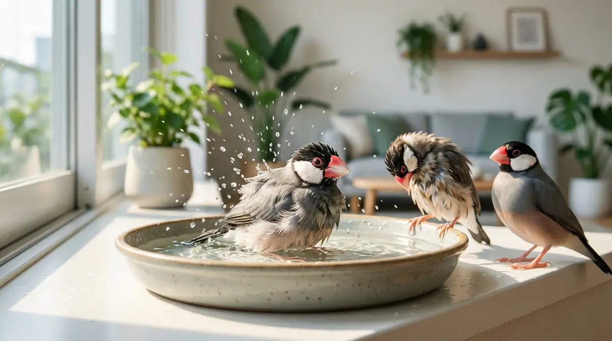 文鳥に水浴びが必要な3つの理由