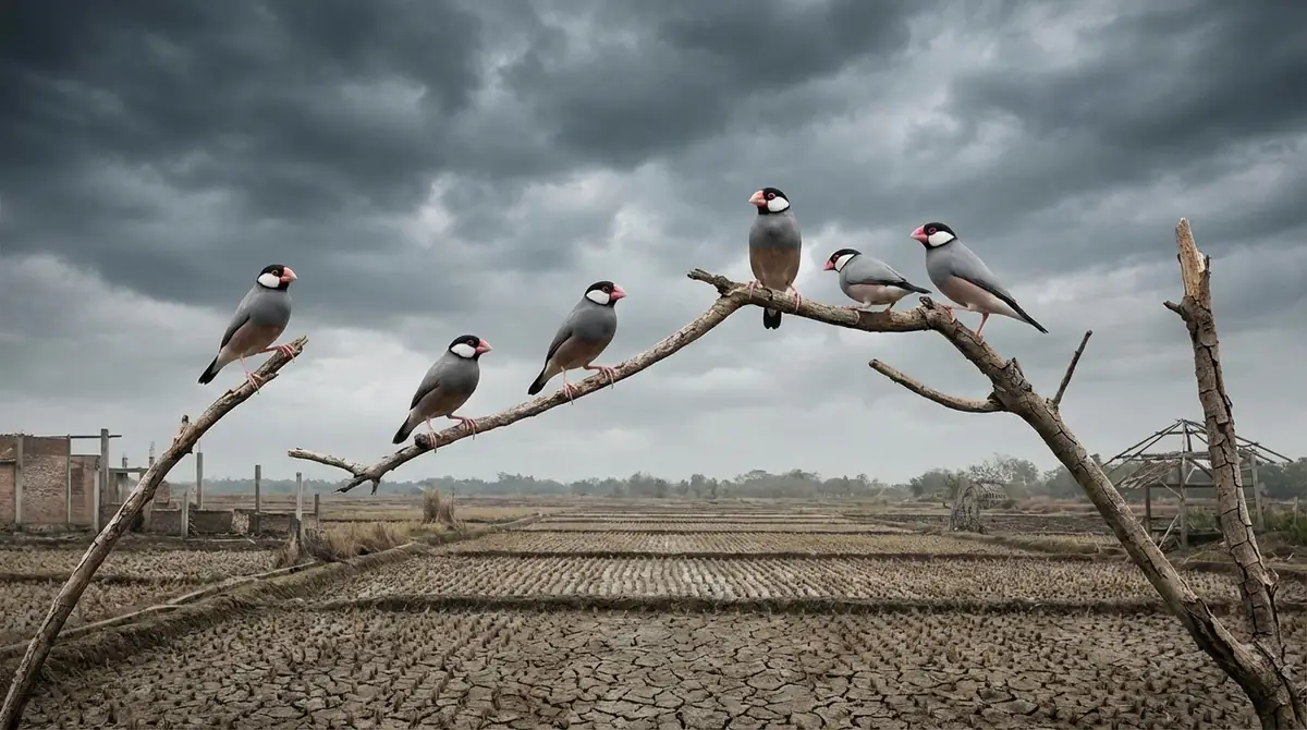 野生の文鳥は絶滅危惧種|個体数減少の現状と原因