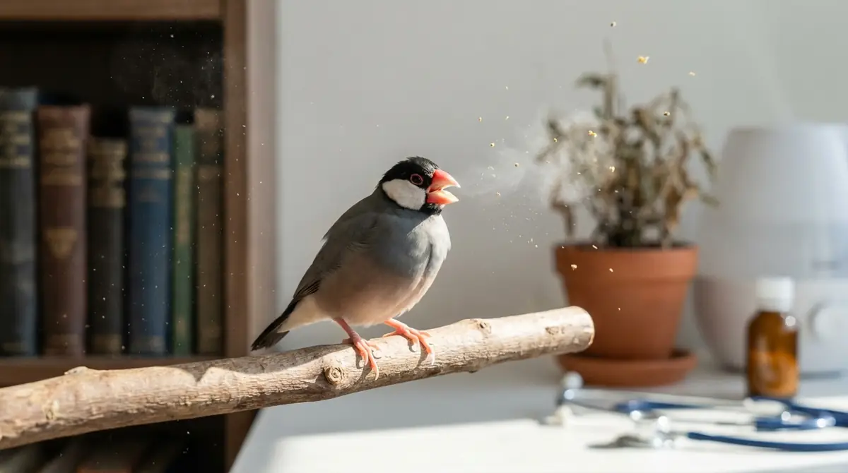 文鳥がくしゃみをする5つの原因｜生理的・環境的・病的の違い