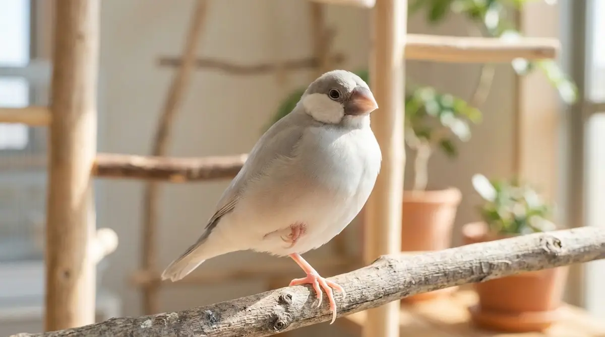 【結論】文鳥の片足立ちは心配いらない正常な行動