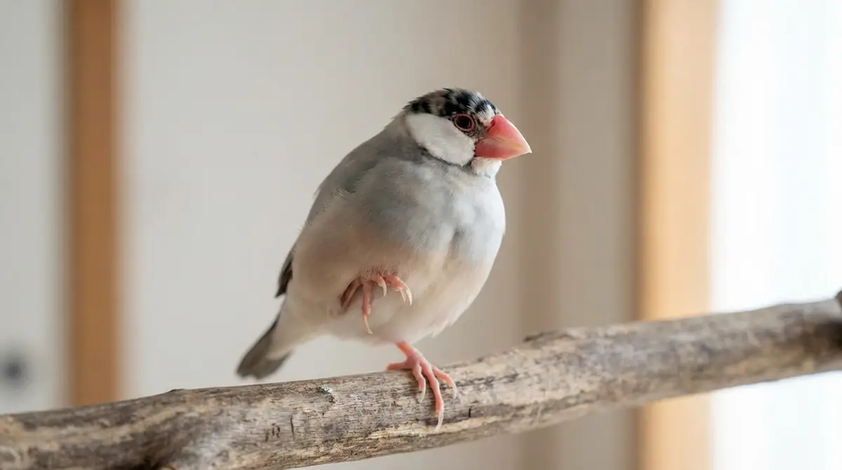 文鳥が片足立ちをする3つの理由