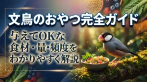 文鳥のおやつ完全ガイド｜与えてOKな食材・量・頻度をわかりやすく解説