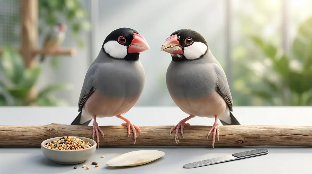 文鳥のくちばしが伸びる・欠けた・カサカサなときの原因と対処法【形・質感の異常】