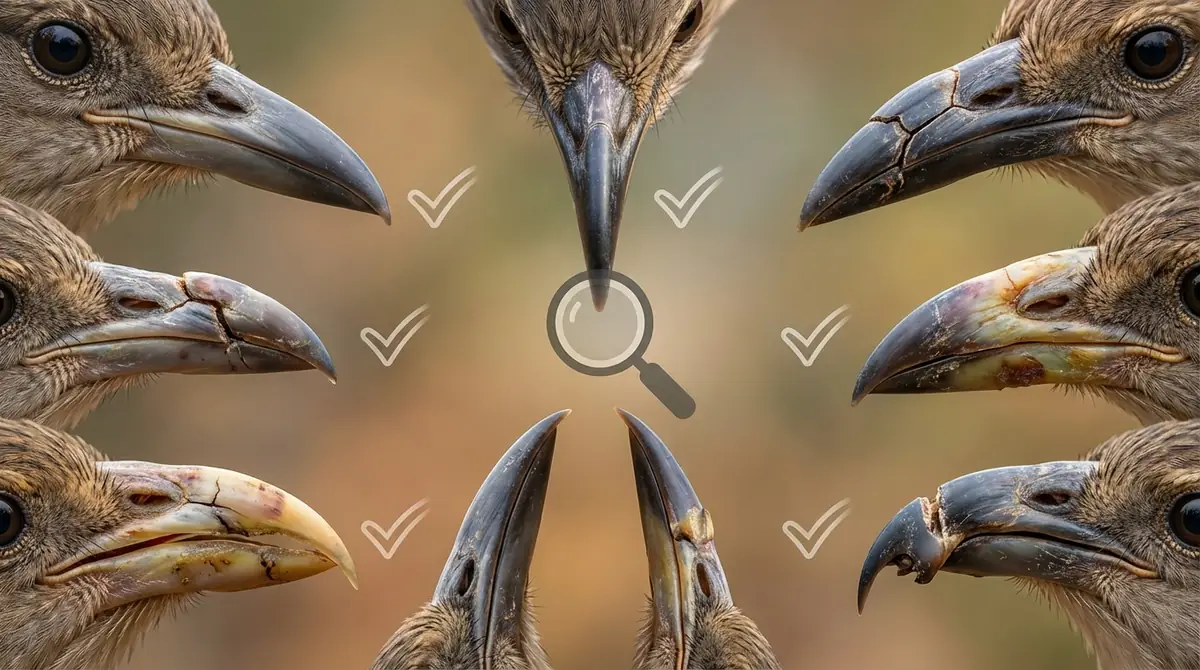 くちばしの異常を見分ける5つのサイン【セルフチェック】