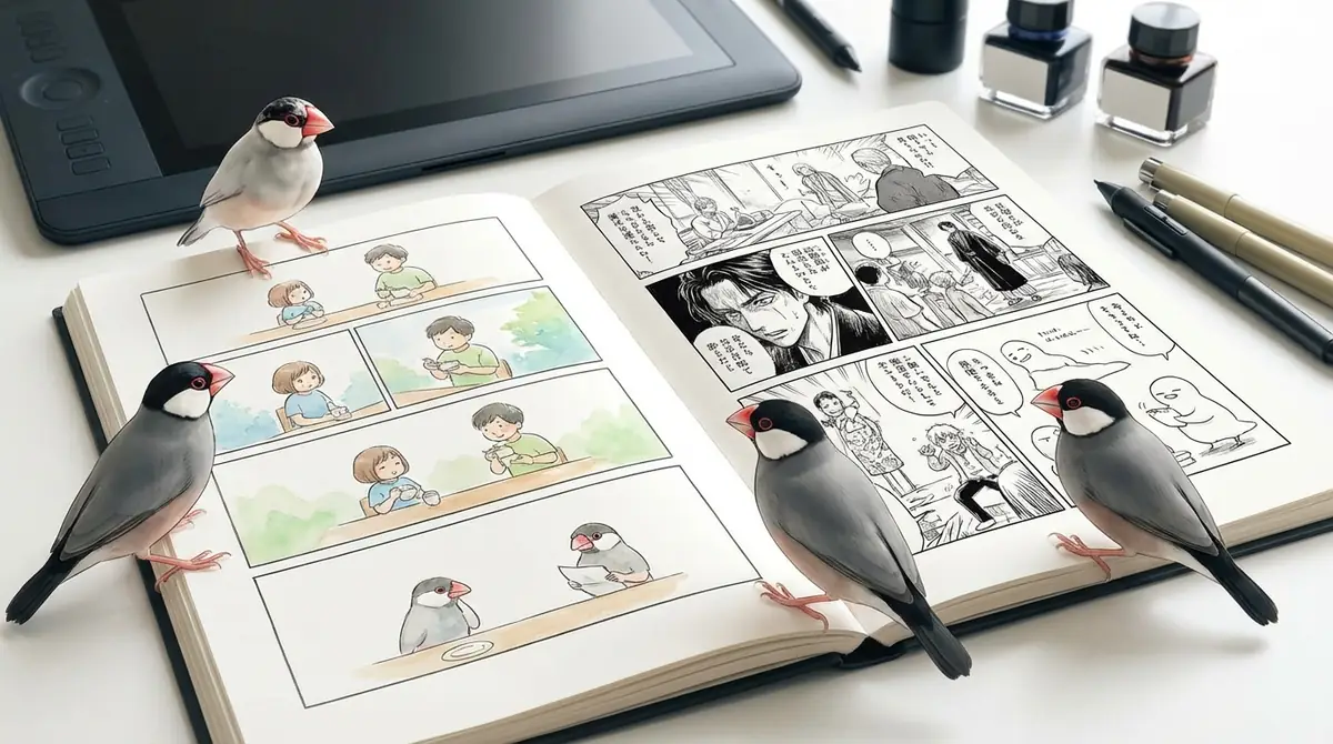 文鳥漫画の種類とジャンルの違いを解説