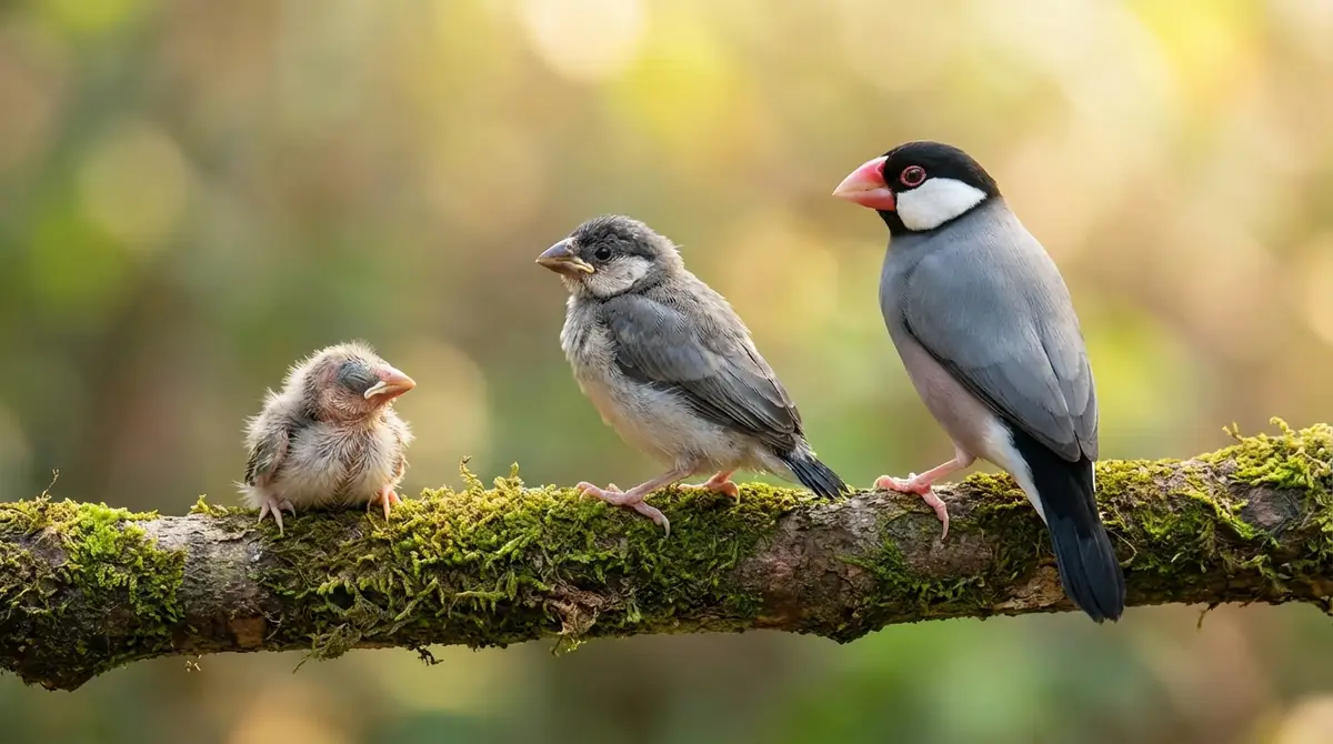 文鳥の成長段階と年齢別の特徴