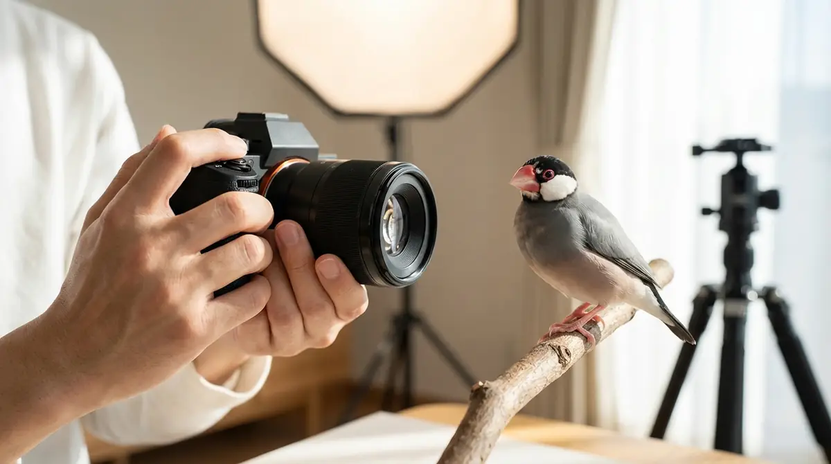 自分の文鳥を上手に撮影する3つのコツ