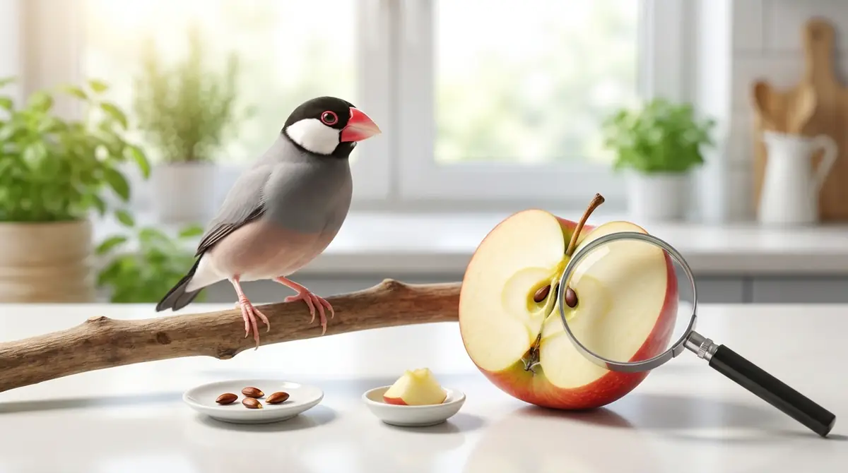 文鳥にリンゴを与えるときの3つの注意点