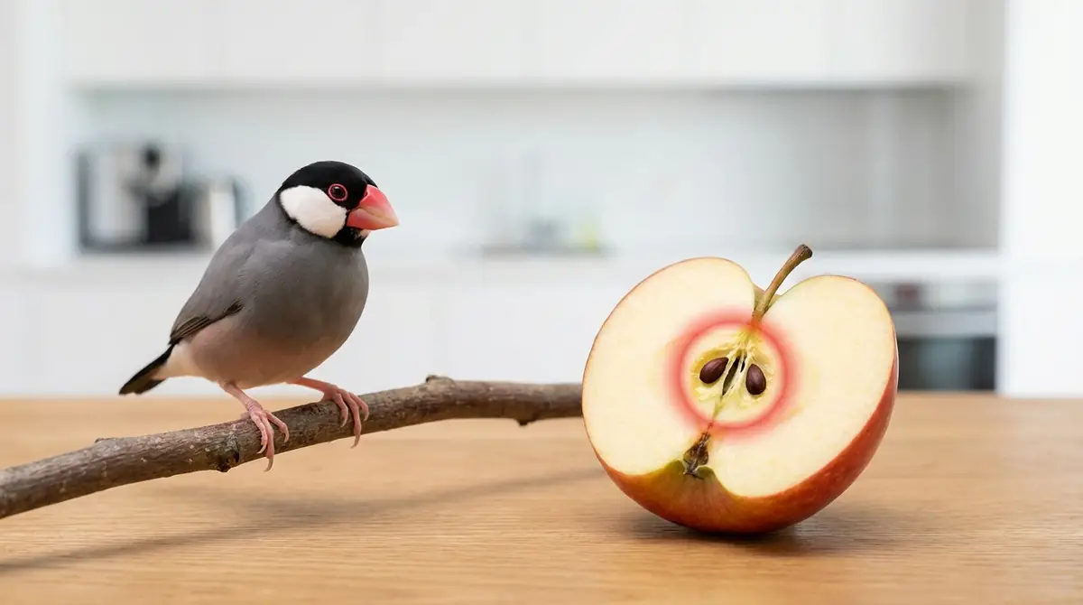 りんごの種・芯が文鳥に危険な理由
