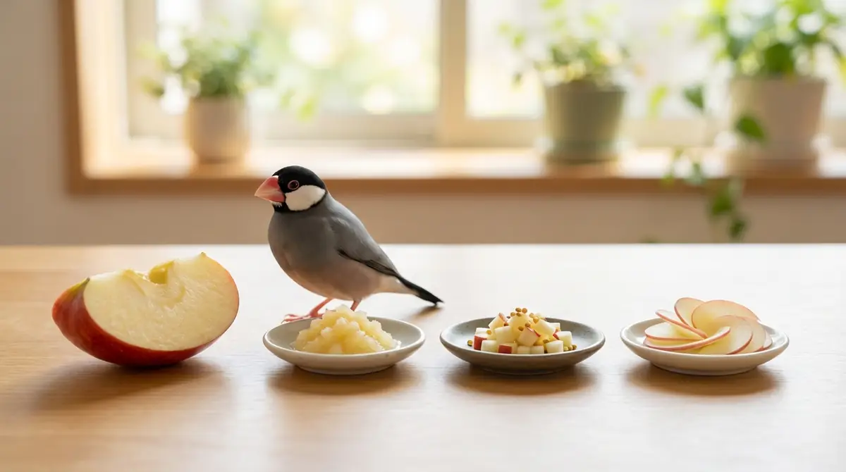 文鳥がりんごを食べないときの対処法3選