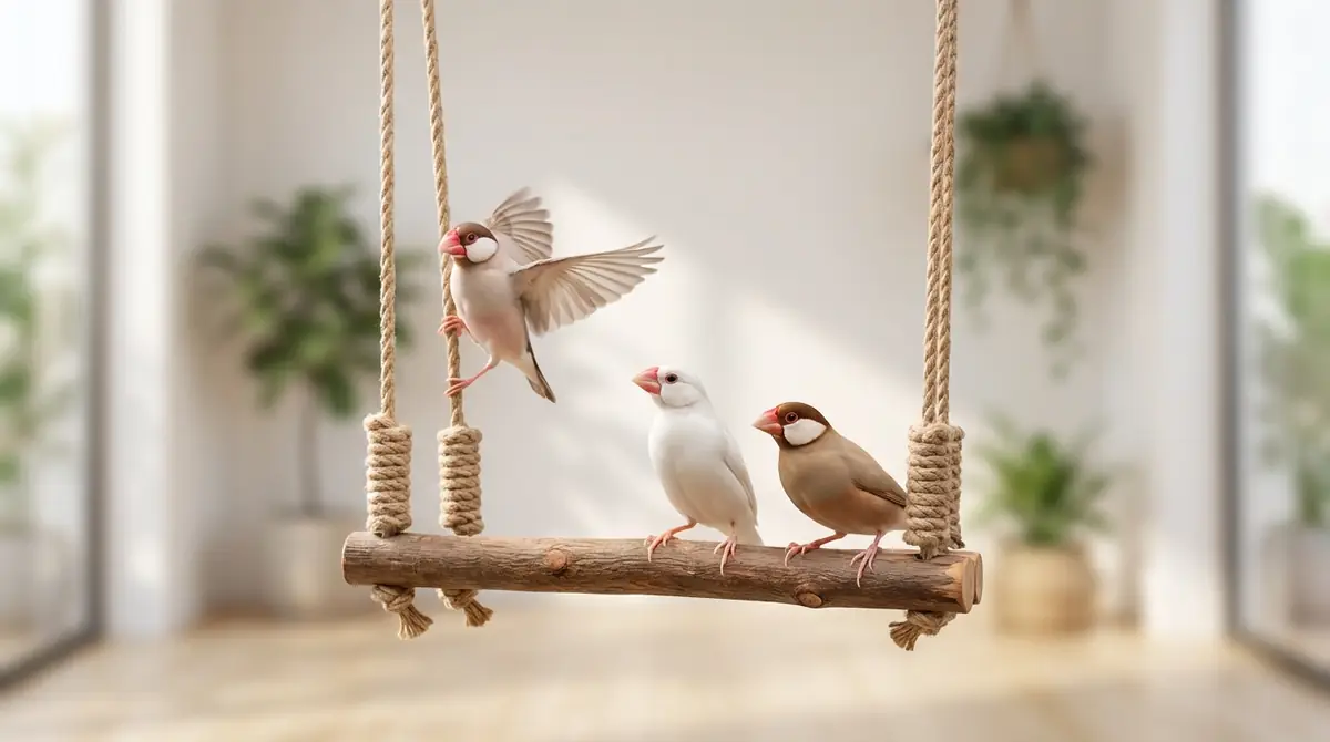 文鳥にブランコは必要?与える意味とメリット