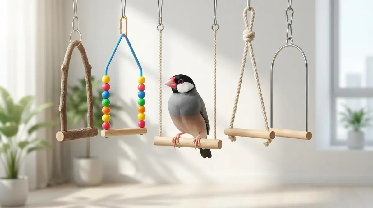 文鳥用ブランコの選び方【5つのチェックポイント】