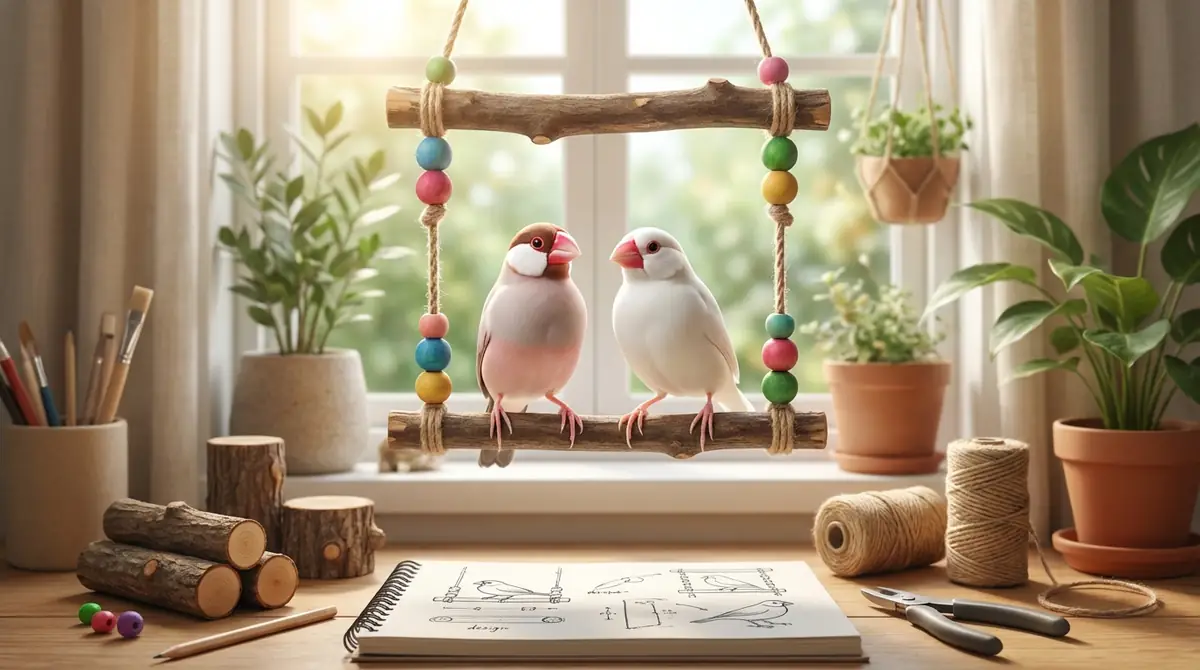 文鳥用ブランコを手作りしたい人へ【材料と注意点】