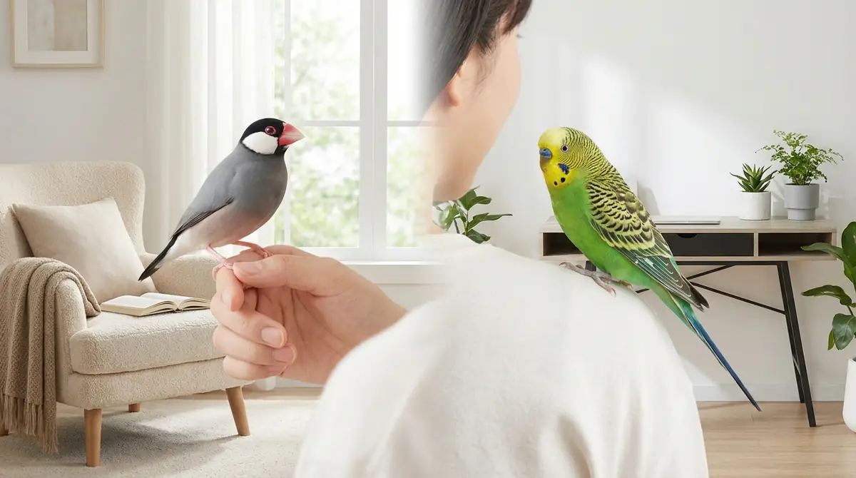 【結論】文鳥とセキセイインコはこんな人におすすめ