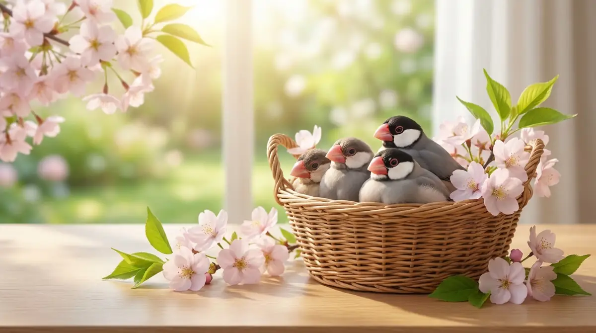 文鳥の雛が販売される時期はいつ？入手しやすいシーズンを解説