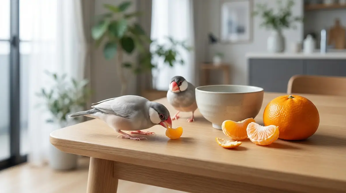 【結論】文鳥にみかんは少量なら与えてOK